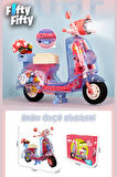 Jaki Maker Pop Süper Havalı Motosiklet -JK8325-3 (552 Parça) Oyuncak Yapım Seti
