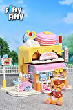 KEEPPLEY Lovely Street/Sevimli Sokak Serisi Pasta Dükkanı (364 Parça) Oyuncak Yapım Seti FFK-28006