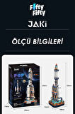 Jaki Space Serisi/Uzay Roketi-JK8501 (+800 Parça) Oyuncak Yapım Seti