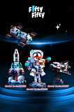 Jaki Mini Space Serisi/Uzay Roketi-JK8508 (+302 Parça) Oyuncak Yapım Seti