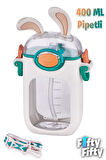 Vagonlife Diller Pipetli 400 ML Tritan Çocuk Su Matarası Boyun Askılı-Temizleme Fırçası Hediyeli-FFDILLER-2305400ML
