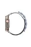 Apple Watch 7 45mm Uyumlu Fuchsia DRK-99 Hasır Kordon