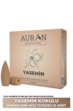 Yasemin Kokulu Geri Akış Tütsüsü konik Tütsü Jasmine Backflow Incense Cones 10 Adet
