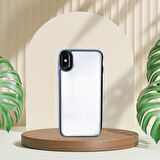 İPHONE XS MAX YANLARI RENKLİ SİLİKON PARLAK ARKA YÜZEYLİ TLP TİGER HİBRİT KAPAK