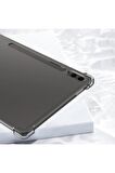 Samsung Galaxy T737 Tab S7 FE 12.4 inç Uyumlu Anti Şeffaf Tablet Silikon Kılıf