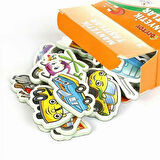 Manyetik Mıknatıslı Taşıtlar - Magnet Taşıtları Tanıma Buzdolabı Sticker