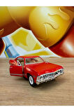 Çek Bırak 1967 Chevrolet Impala ( Kırmızı ) Oyuncak Araba 1967 Chevy Impala Araba
