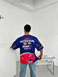 Redbull Baskılı Oversize Unisex T-Shirt