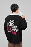 Tasarım Blink-182 Yazılı Unisex Oversize Müzik Grubu Sweatshirt