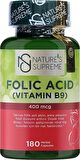 Folic Acid 400 Mcg 180 Kapsül