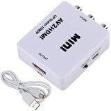 Ancheyn AV RCA to HDMI TOS Çevirici Dönüştürücü  Tüplü TV Adaptörü