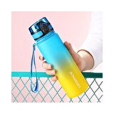 Uzspace Tritan Su Matarası 500Ml VGN3026 Mavi Sarı