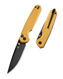 BESTECHMAN VELIX BMK07E: 3.315" 14C28N Çelik Çakı, G10 Sap, Düğme Kilidi, Flipper