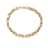 FerizZ Altın Kaplama Kral Zincir Erkek Kolye Bileklik Seti SET-158