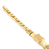 FerizZ Altın Kaplama Zirkon Taşlı Kare Model Kadın Bileklik BLK-1038