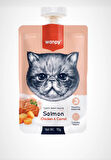 Wanpy Somonlu Sıvı Kedi Ödül Maması 90 gr X 1 Adet Sk:10.2026
