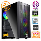 RaXius Nova G1 i7 4060-27FF22 i7-12700F 64GB 2TBSSD+2TBSSD RTX4060 W11P Gaming Masaüstü Bilgisayar