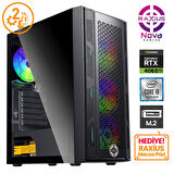 RaXius Nova G1 i9 4070-149KF i9-14900KF 16GB 1TBSSD RTX4060Ti 8 GB W11P Gaming Masaüstü Bilgisayar