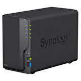 Synology DS223A1 2GB 1TBHDD 2x3.5" SATA Desteği RAID(0-1) NAS Depolama Ünitesi