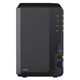 Synology DS223A4 2GB 2x2TBHDD 2x3.5" SATA Desteği RAID(0-1) NAS Depolama Ünitesi