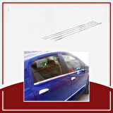 UNC  Fiat Grande Punto Cam Çıtası 2006-2009 Paslanmaz Çelik