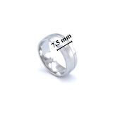 Çelik Alyans Yüzük Düz Çizgili YZK-301