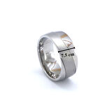 Çelik Alyans Yüzük Dalgalı YZK-330
