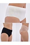 Kadın Büyük Beden Külot Full Brief (5XL, 6XL, 7XL) 5 Farklı Renk 1 Pakette