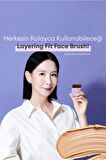 Özel Kesim Çok Fonksiyonlu Fondöten Fırçası Layering Fit Face Brush