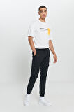 Erkek Siyah Slim Fit Dar Kesim Kargo Cepli Pamuklu Esnek Pantolon