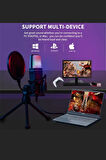 Dex-7 Rgb Işıklı Gaming Usb Mikrofon - Yayıncı & Oyuncu Mikrofonu