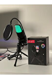 Dex-7 Rgb Işıklı Gaming Usb Mikrofon - Yayıncı & Oyuncu Mikrofonu