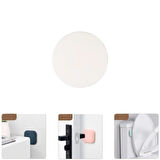 Microcase Darbe Önleyici Yapışkanlı Silikon Kapı Kolu Stoperi Tamponu Yuvarlak Tasarım - SİYAH AL5003 1 Adet