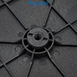 Microcase Sunum Projeksiyon Cihazı Notebook Vb için Çok Amaçlı Ayaklı Sehpa Stand + 2.1 MT Tripod - SİYAH AL5097