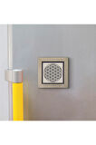 Yaşam Çiçeği Deseni Baskılı MDF Magnet 7X7