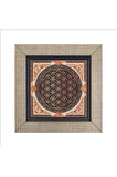 Yaşam Çiçeği Baskılı MDF Magnet 7X7