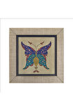 Kelebek Deseni Baskılı MDF Magnet 7X7