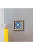 Nazar Boncuklu Desen Baskılı MDF Magnet 7X7