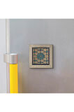 Geometrik Rumi Desen Baskılı MDF Magnet 7X7