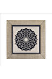 Rumi Desen Baskılı MDF Magnet 7X7 Bej