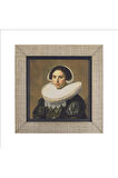 Bir Kadın Portresi (Frans Hals, 1630) Baskılı MDF Magnet 7X7
