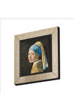 Inci Küpeli Kız Johannes Vermeer, 1665 Baskılı Mdf Magnetkrg-134buzdolabı Süsü
