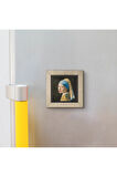Inci Küpeli Kız Johannes Vermeer, 1665 Baskılı Mdf Magnetkrg-134buzdolabı Süsü