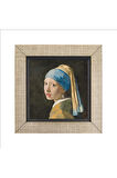Inci Küpeli Kız Johannes Vermeer, 1665 Baskılı Mdf Magnetkrg-134buzdolabı Süsü