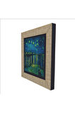 Ren Nehrinde Yıldızlı Bir Gece (Vincent Van Gogh, 1888) Baskılı MDF Magnet 7X7