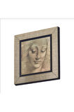 Baş Etüdü (Leonardo Da Vinci) Baskılı MDF Magnet 7X7