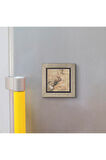 Eskiz çizim (Leonardo Da Vinci) Baskılı MDF Magnet 7X7