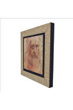 Otoportre (Leonardo Da Vinci, 1512) Baskılı MDF Magnet 7X7