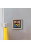 Dans Eden Oryantal Kadınlar Baskılı MDF Magnet 7X7