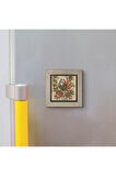 Tavus Kuşu Baskılı MDF Magnet 7X7